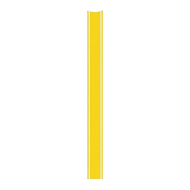 Motorcycle reflective pinstripe sticker measuring 50cm by 4.5cm in black, red, silver, and yellow colours