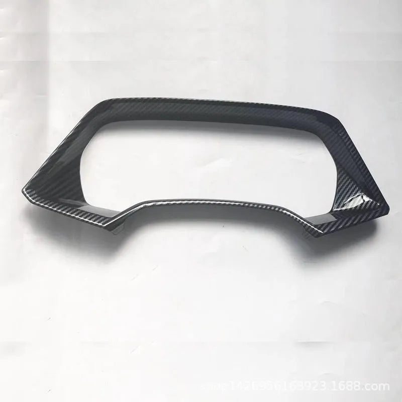 ABS plastic dashboard decorative frame for BMW X5L in carbon fibre and peach wood finishes