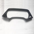 ABS plastic dashboard decorative frame for BMW X5L in carbon fibre and peach wood finishes