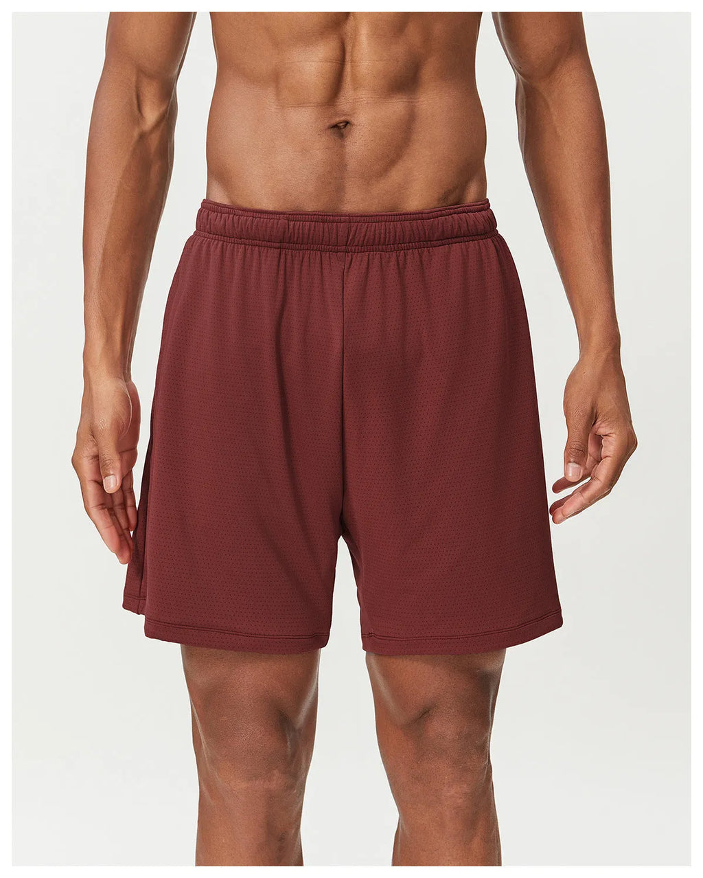 Men's quick-drying double-layer workout shorts in multiple colours with moisture-absorbing function