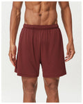 Men's quick-drying double-layer workout shorts in multiple colours with moisture-absorbing function