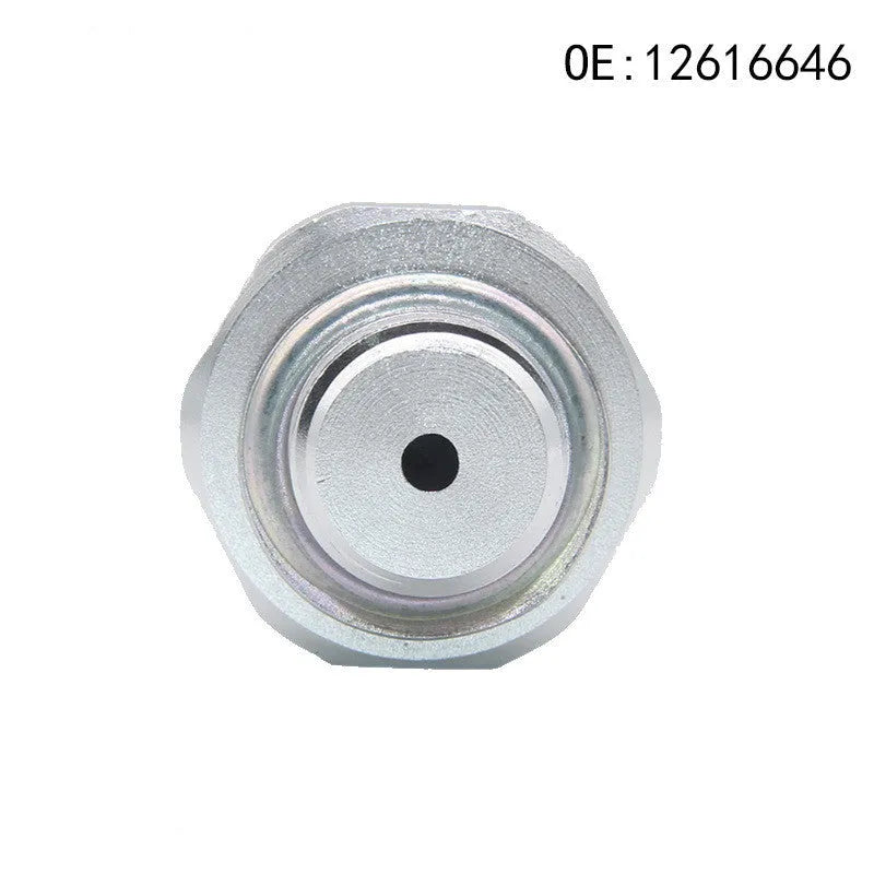 Silver metal fuel pressure sensor for GM cars and trucks, part numbers 12616646 12677836 D1846A