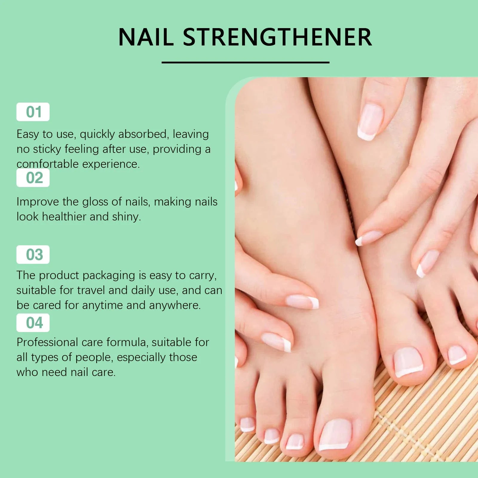 30ml bottle of transparent nail care nursing solution for gentle daily cleaning