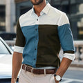Men's single breasted loose fit polyester shirt in multiple colours with button front, size XS to 4XL, Asian sizing