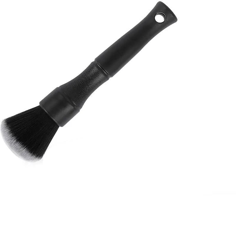 Black car detailing brush with soft pig hair bristles, showing 240mm length.