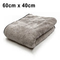 75x35cm microfiber car wash towel with larger 100x40cm size option for vehicle cleaning