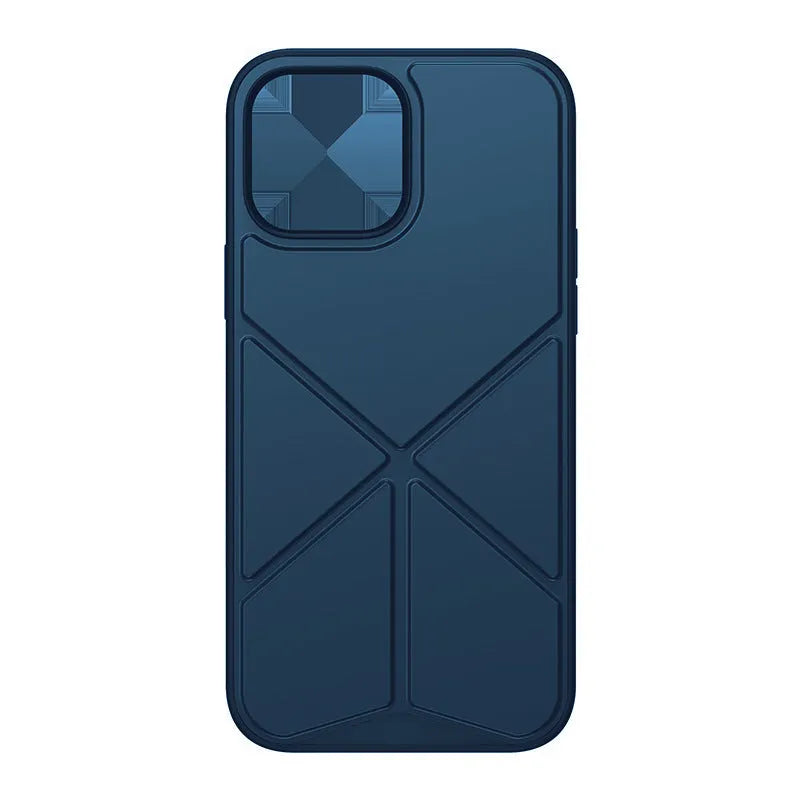 Clear TPU iPhone 13 case with solid colour black backing showing device compatibility