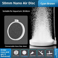 Oxygen nanometer gas disk for air refiner, 5cm and 8cm sizes, dual power supply