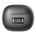Plastic Bluetooth headset in-ear with digital display, ENC noise reduction, waterproof, black version
