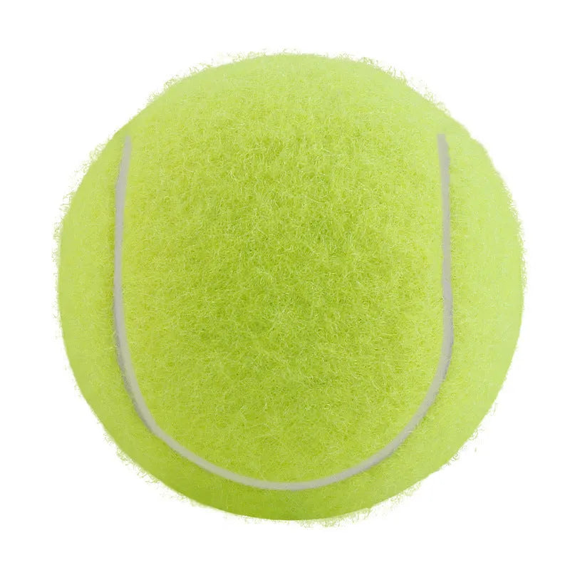 6.3cm multi-colour rubber dog tennis balls for bite-resistant chewing play