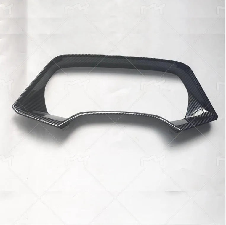 ABS plastic dashboard decorative frame for BMW X5L in carbon fibre and peach wood finishes
