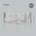 Mulberry silk sleep eye mask shown in multiple colour options on neutral background