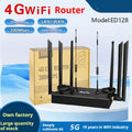 Industrial-grade iron box 4G 3G router with removable design measuring 29.5cm by 25cm by 5cm