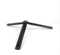 Black aluminium alloy mobile phone tripod compatible with Apple iPhone models