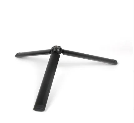 Black aluminium alloy mobile phone tripod compatible with Apple iPhone models