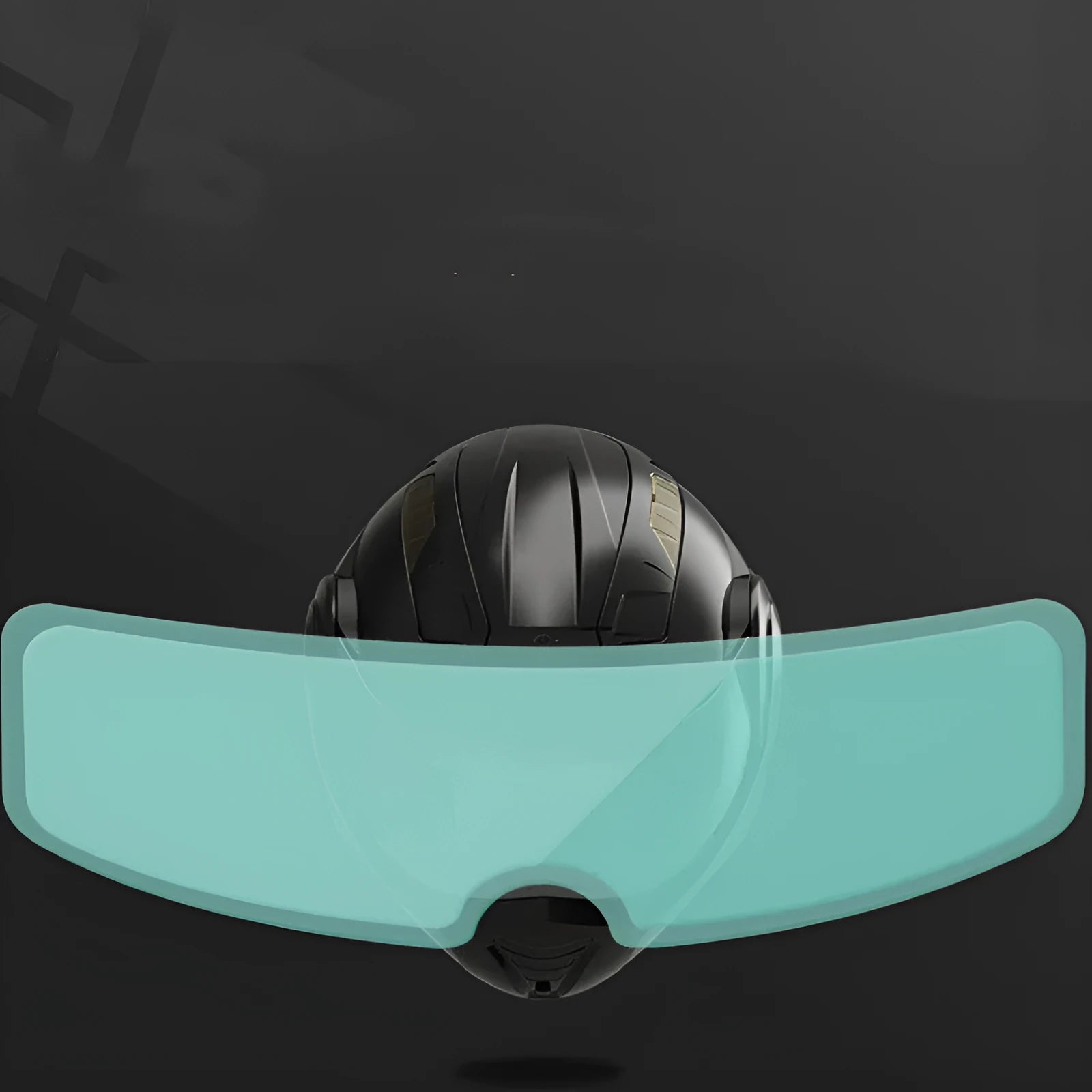 Transparent motorcycle helmet anti-fog rainproof film sticker for full face helmet visor