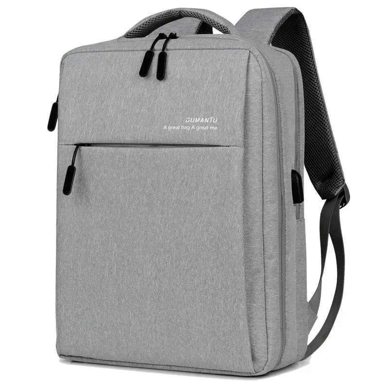 Waterproof Oxford cloth laptop backpack for 14-inch or 15.6-inch computers with shoulder straps