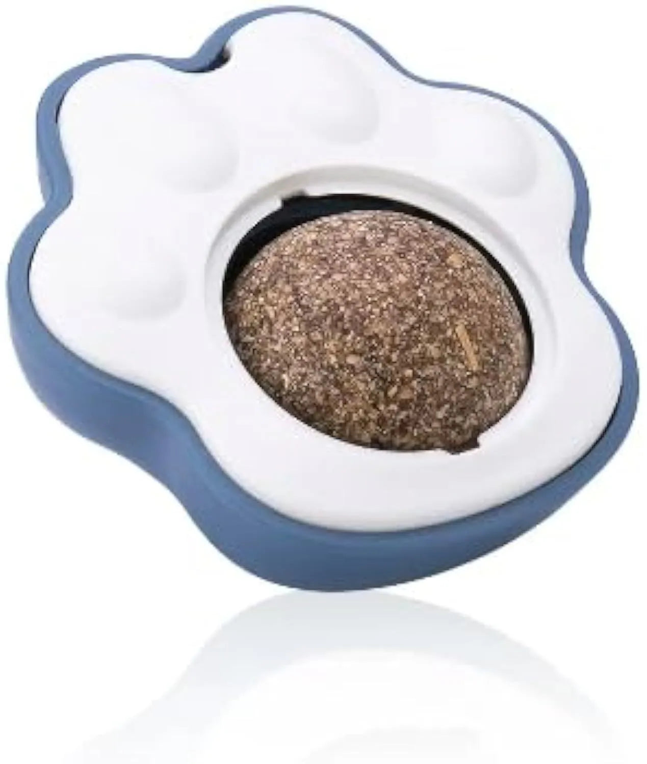 Four colourful catnip balls with textured surfaces for dental cleaning and feline play