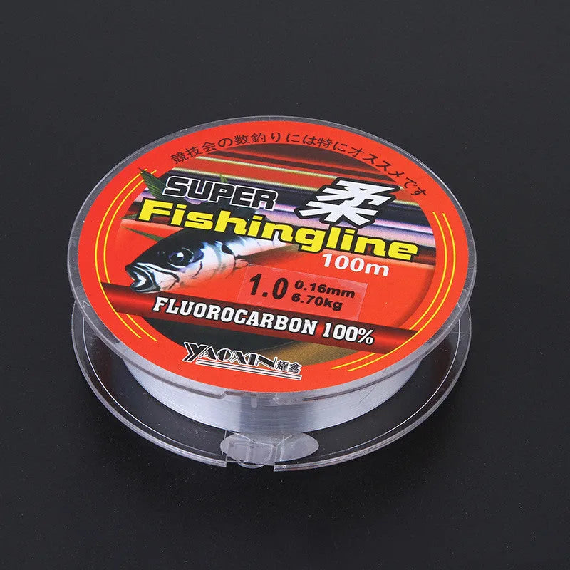 100m nylon high horsepower fishing line spool transparent for sea and freshwater rods