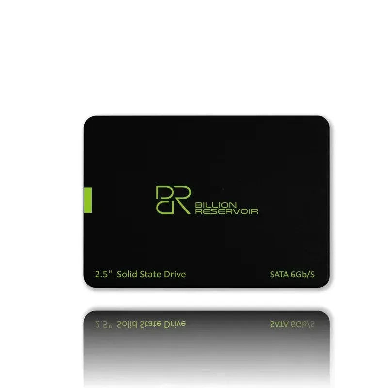 Black 2.5-inch SATA III solid state drive for PC or laptop internal storage upgrade.