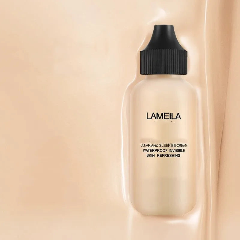 Small bottle liquid foundation BB cream for female lasting moisturising oil control 50ml three colour options