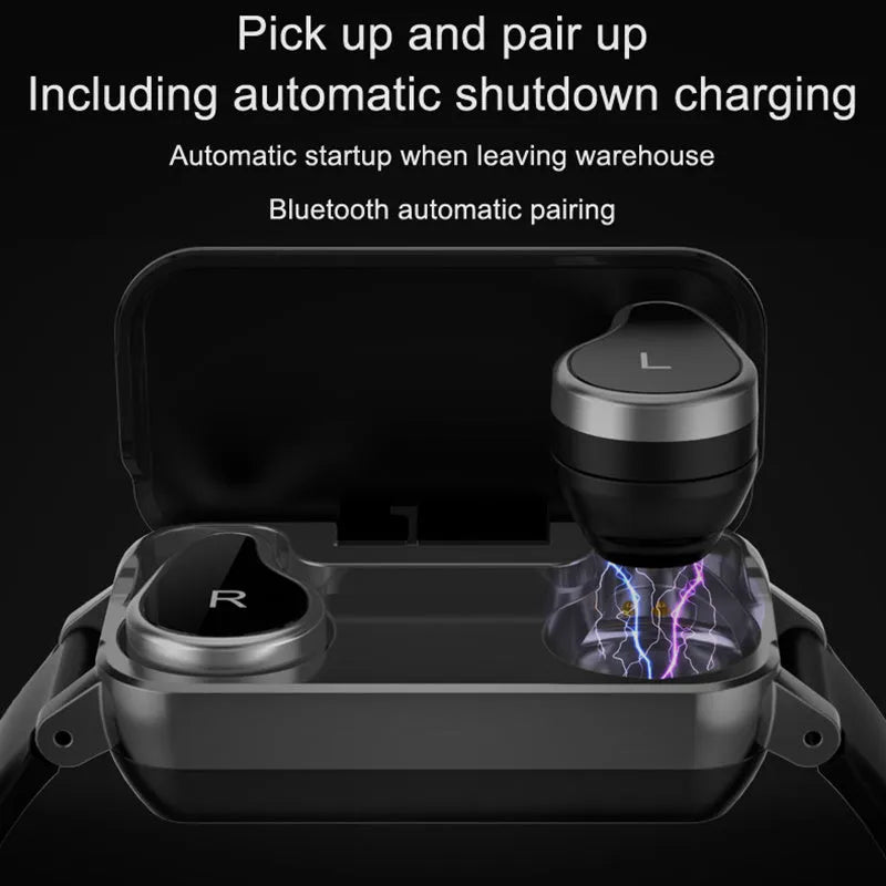 Call Bracelet smart wristband showing heart rate monitoring and wireless call functionality