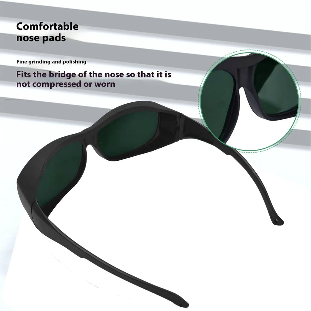 Photon skin rejuvenation and welding goggles with laser protection for 200-2000nm wavelengths