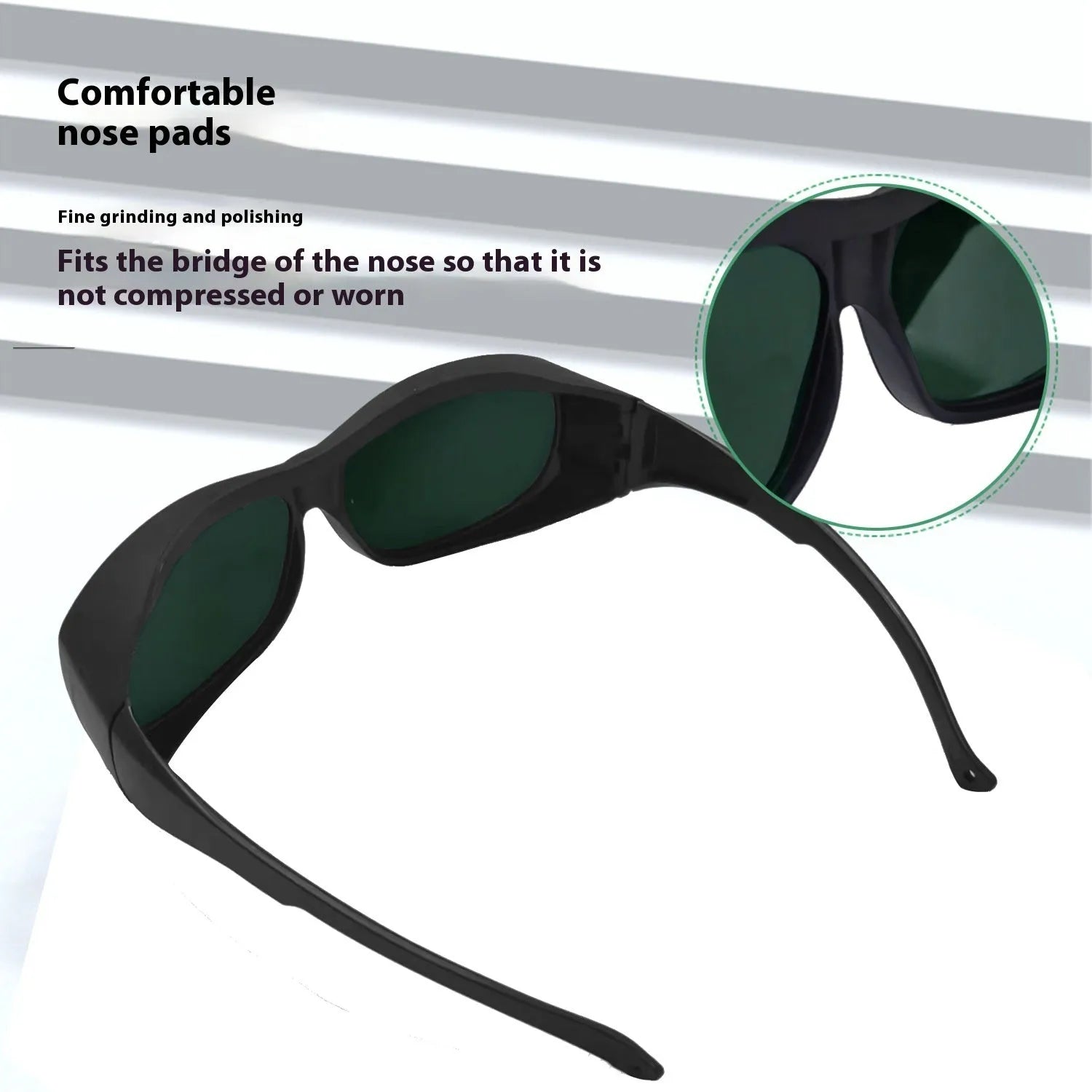 Photon skin rejuvenation and welding goggles with laser protection for 200-2000nm wavelengths