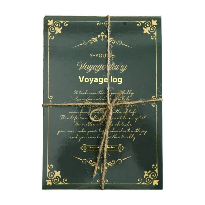 Retro classical letters paper decoration for journals in vintage colours