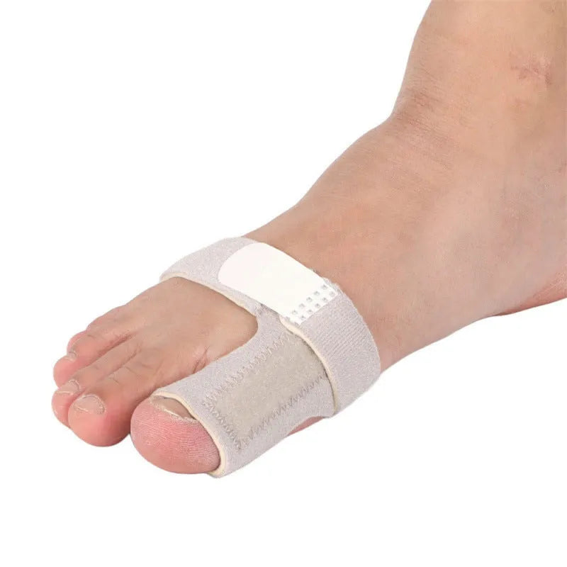 Black toe fracture fixed protective sleeve with steel bar and fabric construction for support