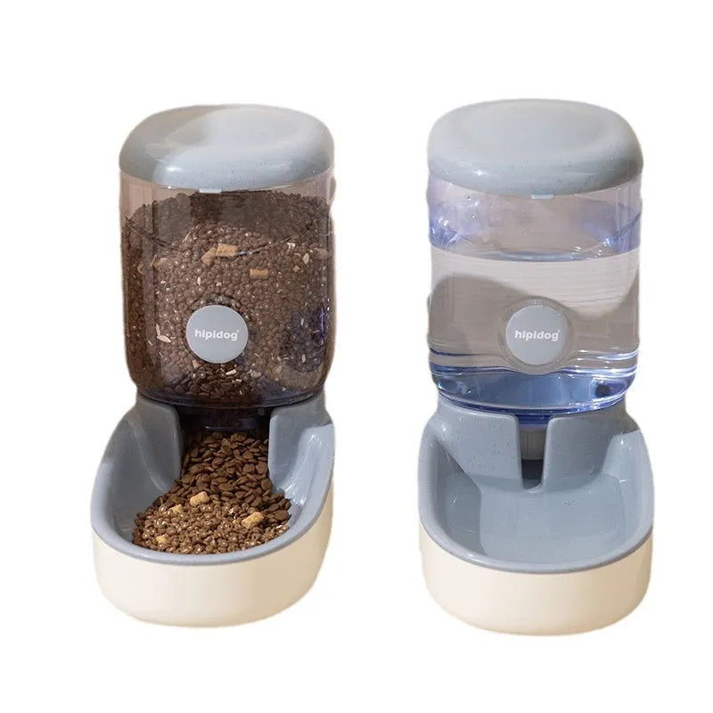 Automatic 3.8 litre pet water fountain for cats and dogs in blue, green, grey, or pink colour.