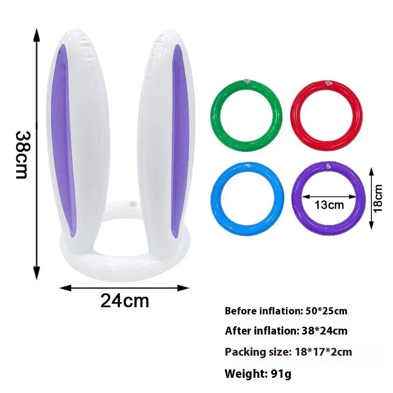 Ghost festival inflatable octopus ferrule throwing toy in multiple colour options for teenagers