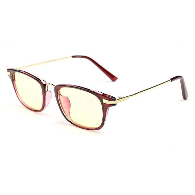 Anti blue light glasses with TR90 frame in Bright Black colour, full frame, unisex design