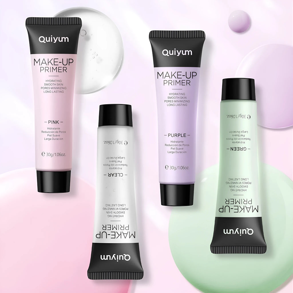 30g colour-correcting makeup primer in green, pink and purple shades for skin tone neutralisation