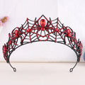 European American Halloween crown hair ornament alloy diamond finish hairband for women four colour variants
