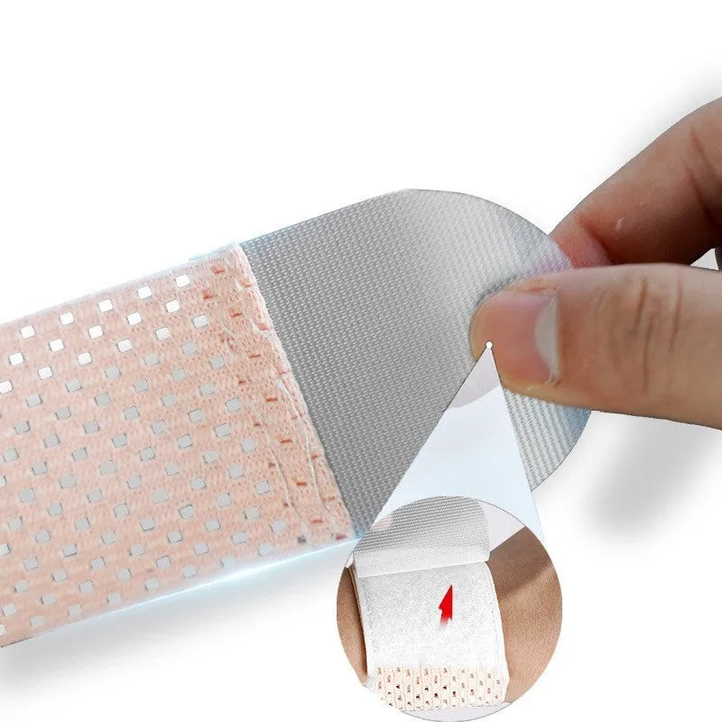A black elastic breathable wrist guard for athletic support during gym workouts.
