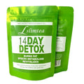 14-day herbal detox tea pack with 14 individual 3g sachets for weight management support
