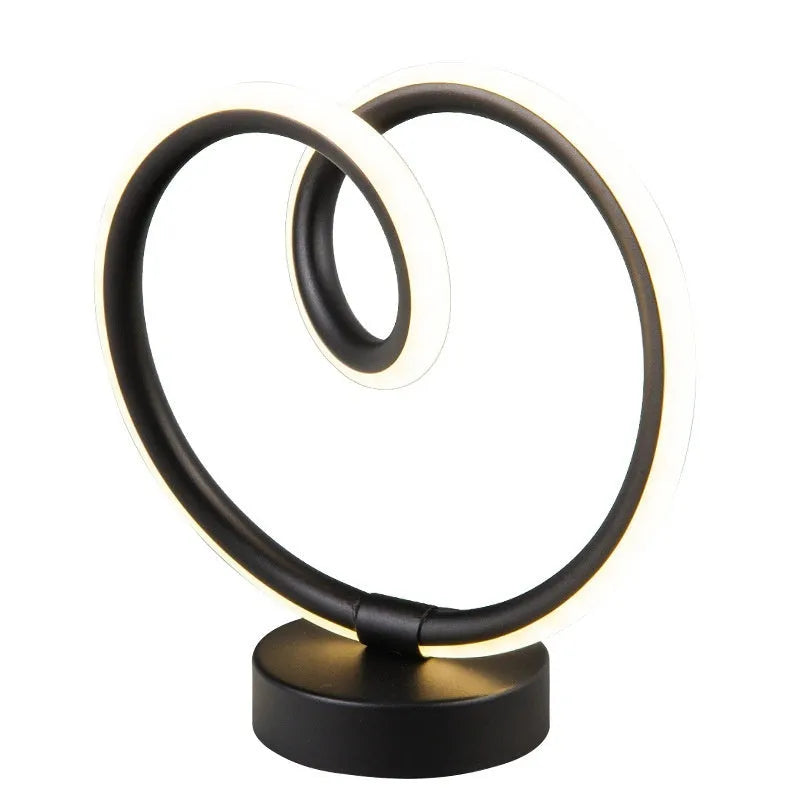 Black musical note shaped Bluetooth remote control night light with RGB lighting