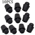Ten rubber automobile damper buffer clips in X16 colour for vehicle shock absorption