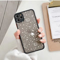 Black and white iPhone case with skin sensation texture compatible with multiple iPhone models