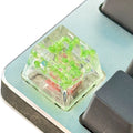 High transparency resin keycap with starry sky design for mechanical keyboards in four colour options