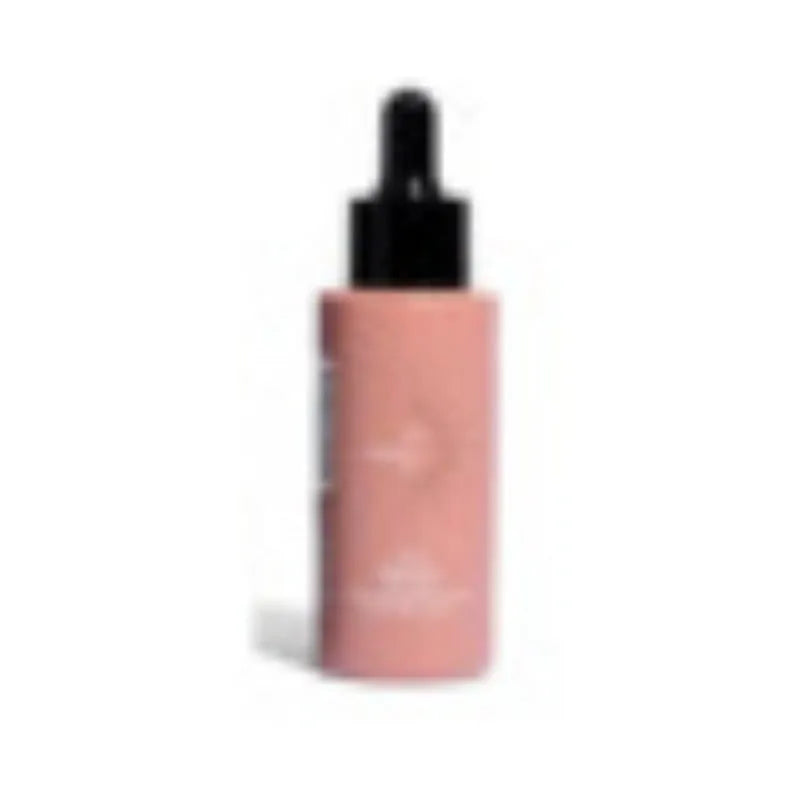 Black matte sun tanning liquid set showing 50ml tanning drops bottle and 75ml tanning flash cream bottle.