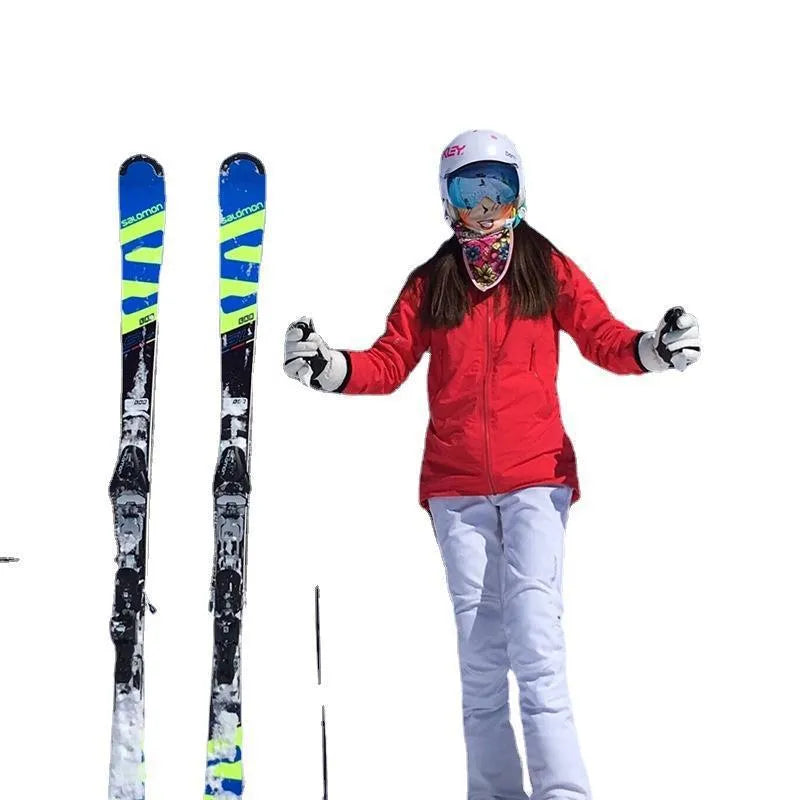 Black skiing bandage with adjustable shoulder strap and hook and loop fastening for equipment transport