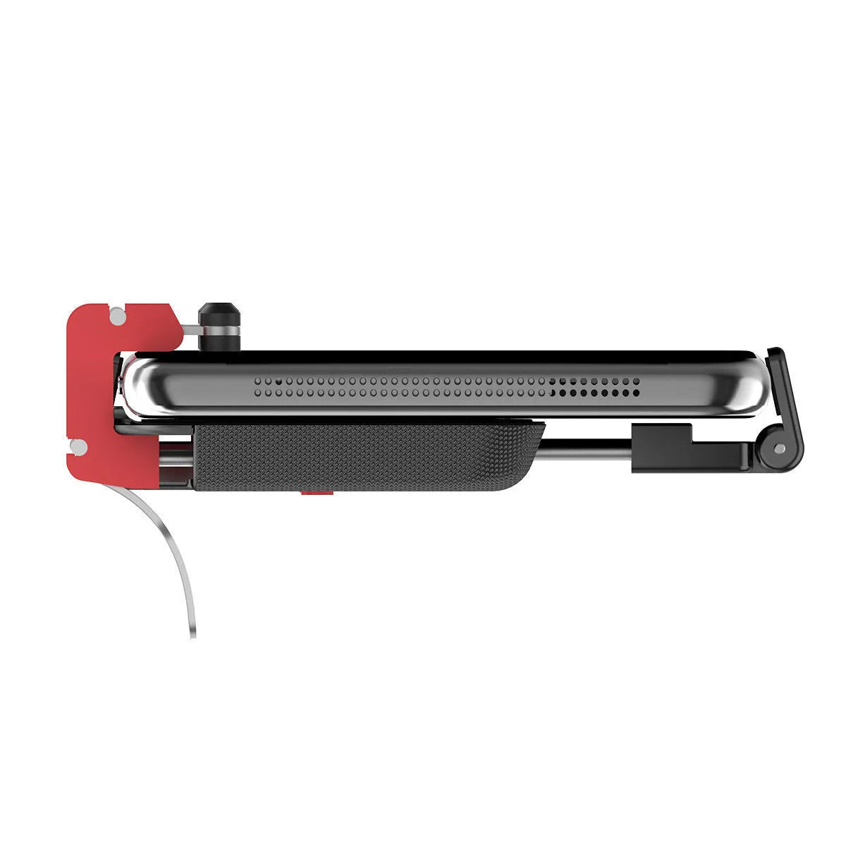 Black PG-9137 phone gaming trigger stand showing adjustable trigger and telescopic phone clip.