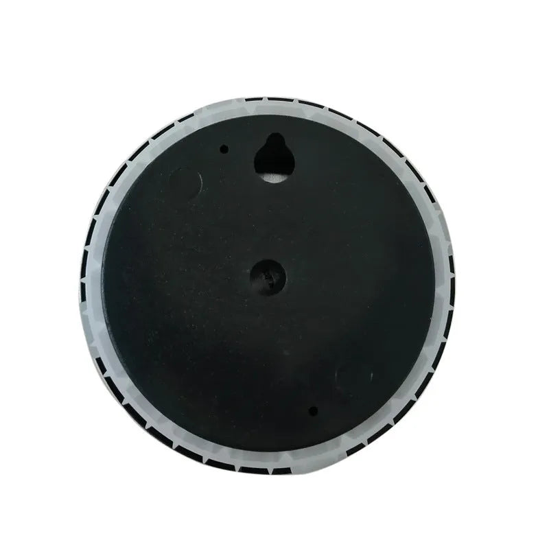 Analogue thermometer and hygrometer with aluminium outer ring and dial for indoor climate monitoring