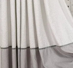 Single blackout curtain panel showing hook, Korean hook, and ring hanging style options.