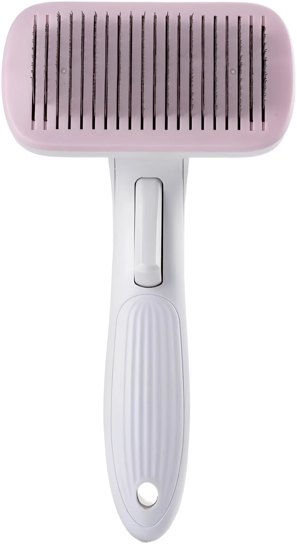 Automatic pet grooming comb with one-click hair removal in four colour options for cats and dogs