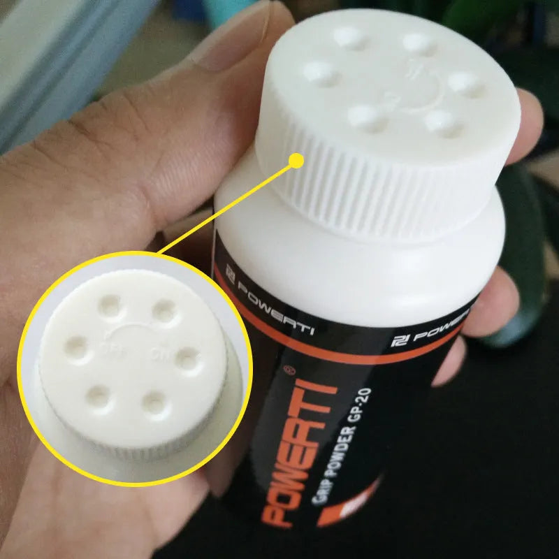 White magnesium carbonate sports anti-slip powder container for badminton tennis fitness equipment