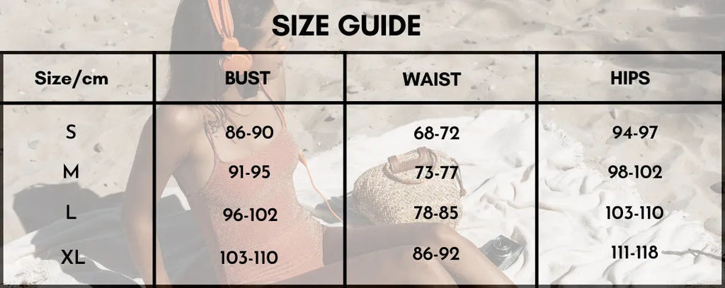Women's solid-colour one-piece swimsuit with detachable skirt and gold button details in assorted colours.