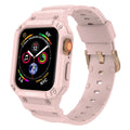 Soft TPU Apple Watch strap in multiple colours showing 38mm and 42mm size options